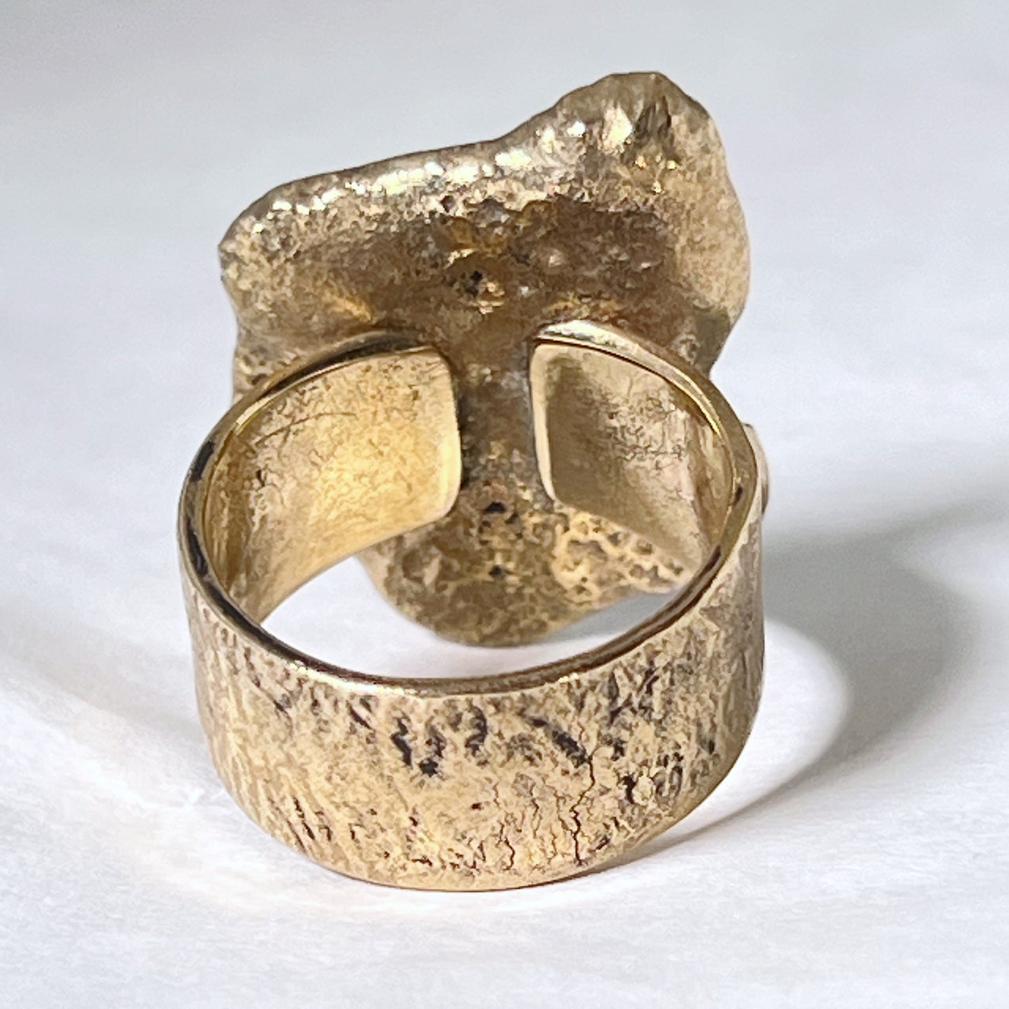 Turquoise + Bronze Ring
