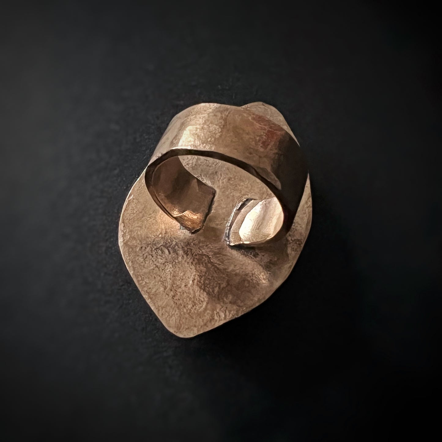 Labradorite + Bronze Ring