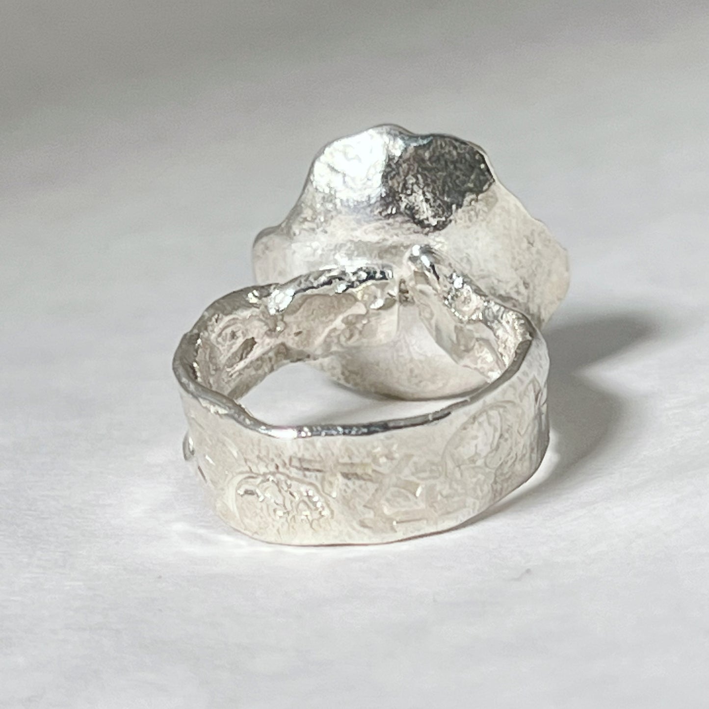 Speckled Agate Ring