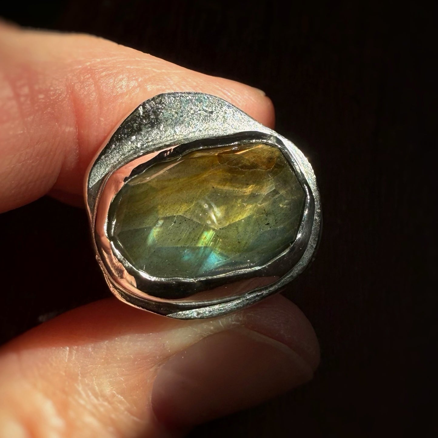 Labradorite Cocktail Ring