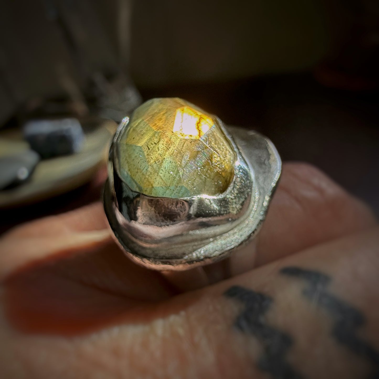 Labradorite Cocktail Ring