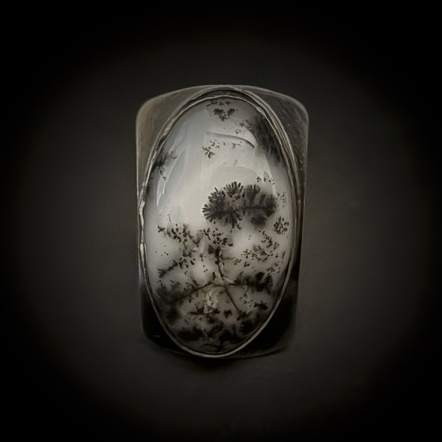Dendritic Opal Ring