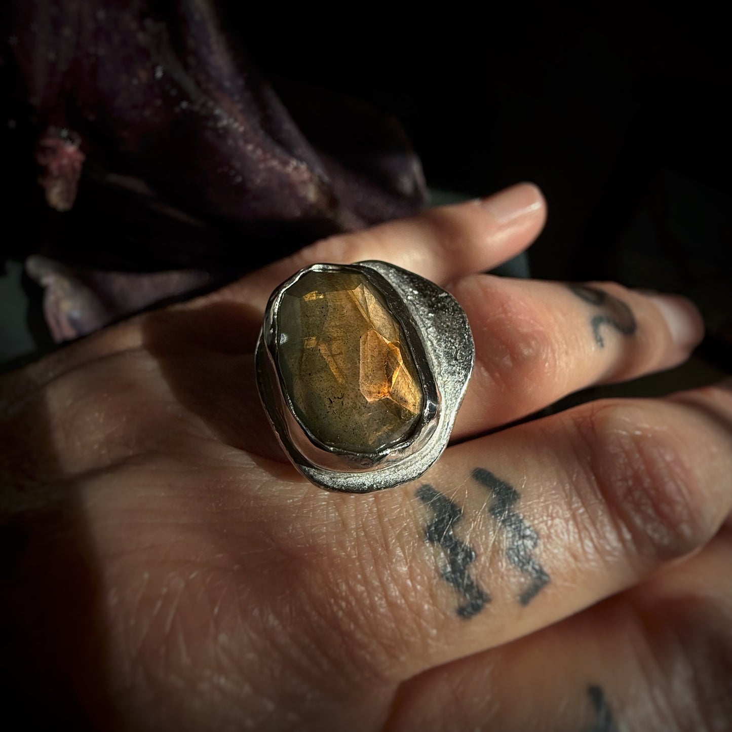 Labradorite Cocktail Ring