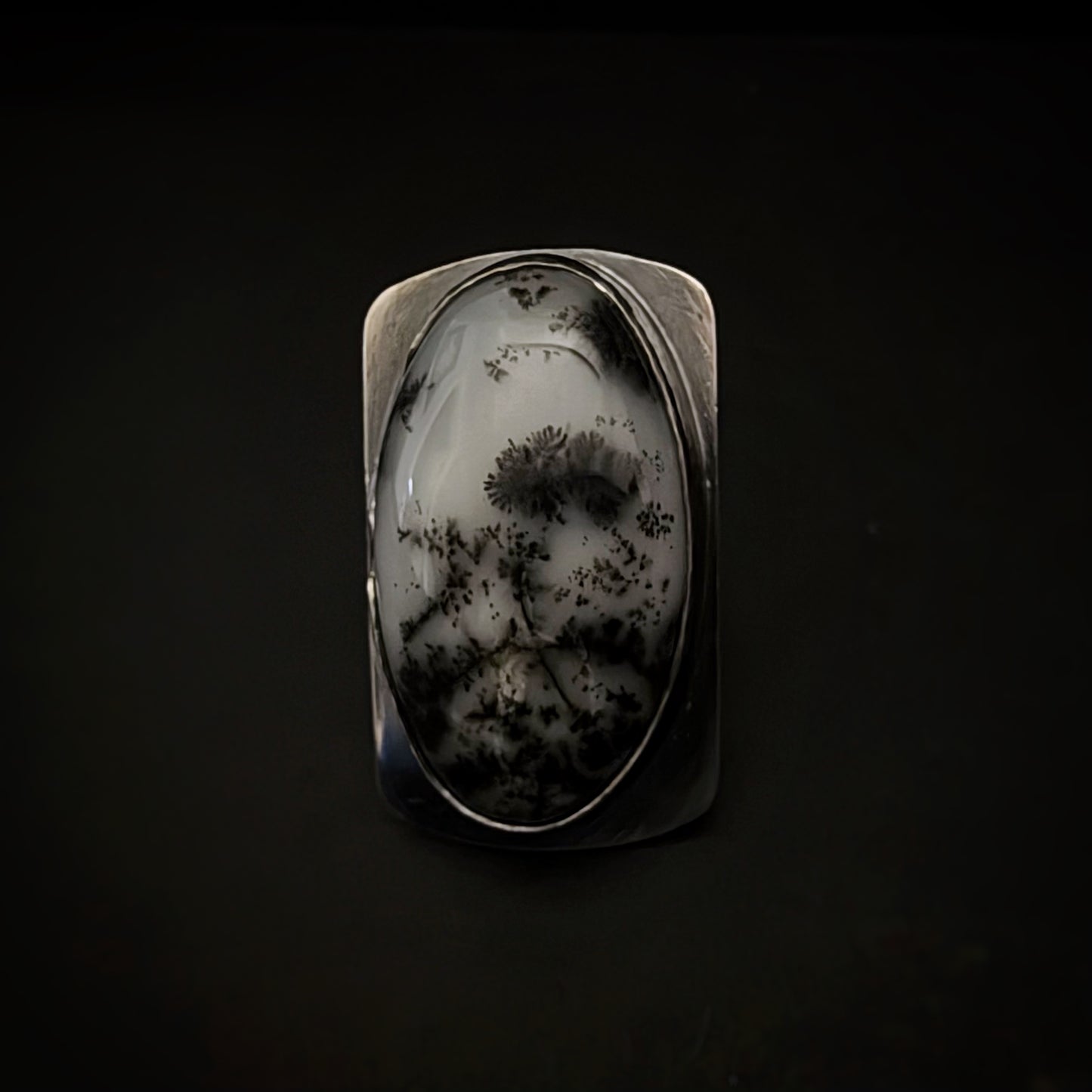 Dendritic Opal Ring