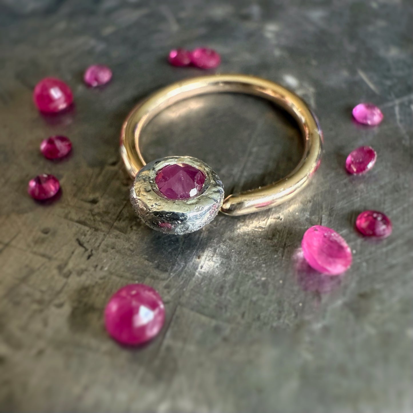 Ruby Septum Ring (10mm/16g)