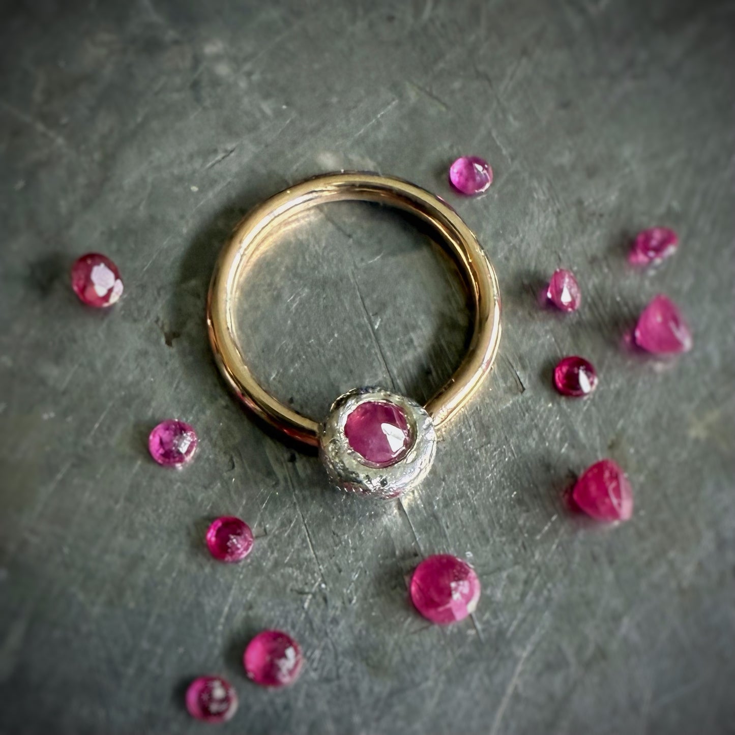 Ruby Septum Ring (10mm/16g)