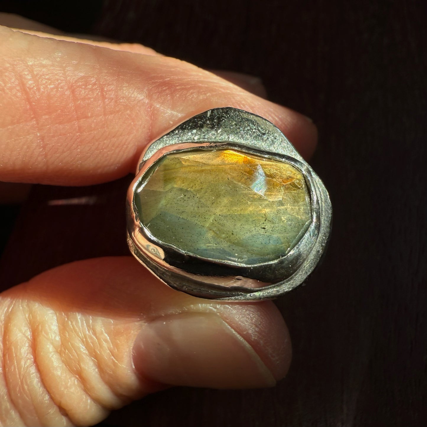 Labradorite Cocktail Ring