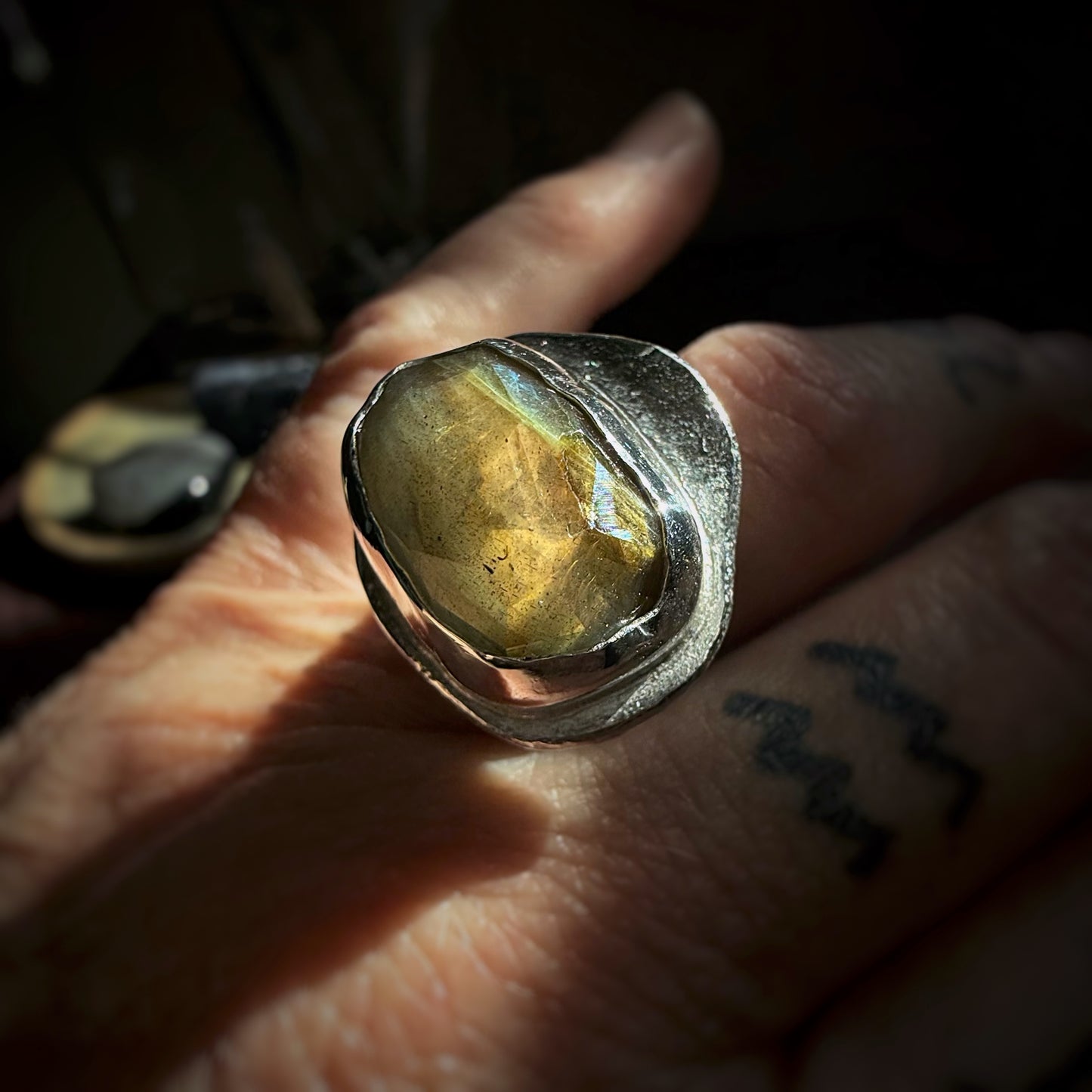 Labradorite Cocktail Ring