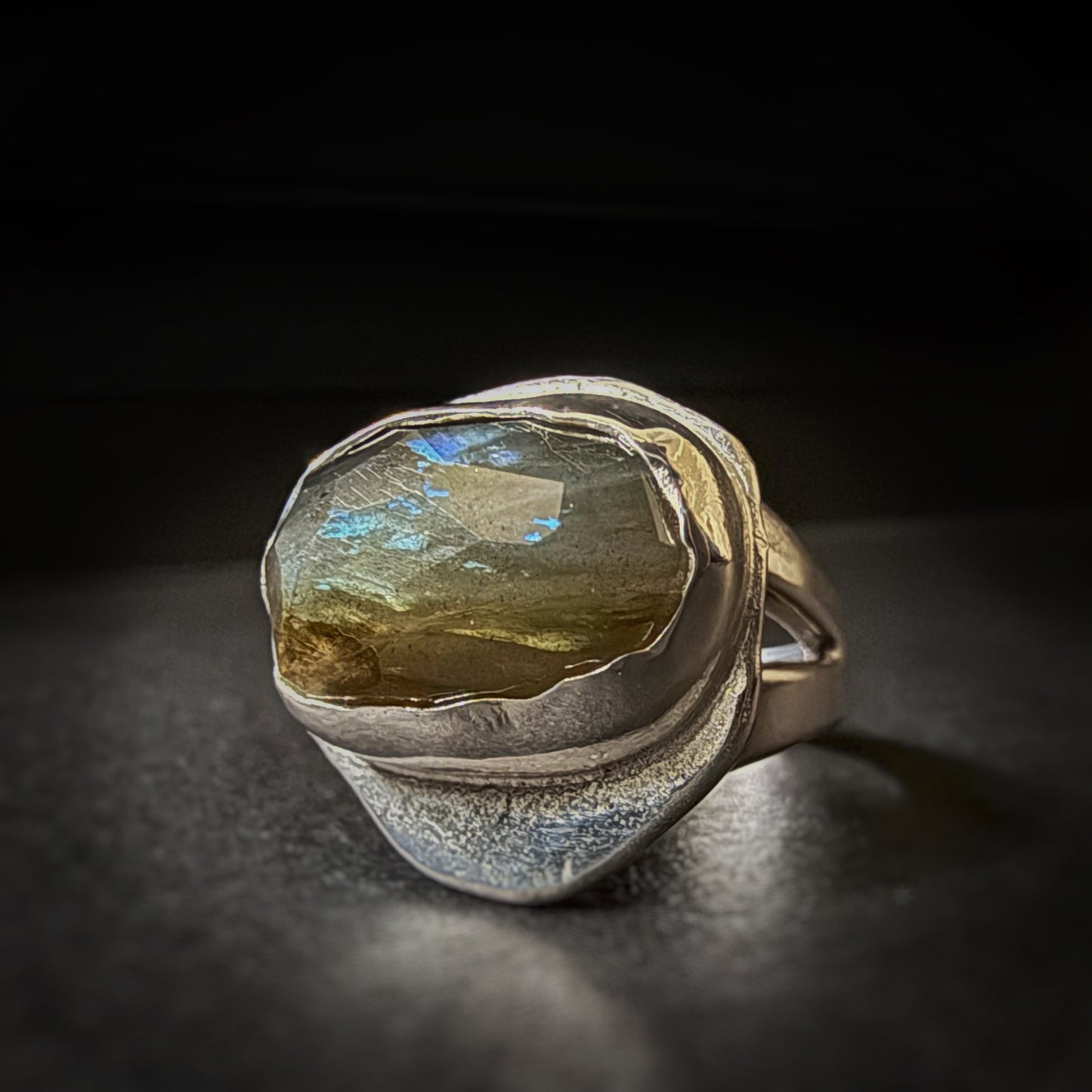 Labradorite Cocktail Ring