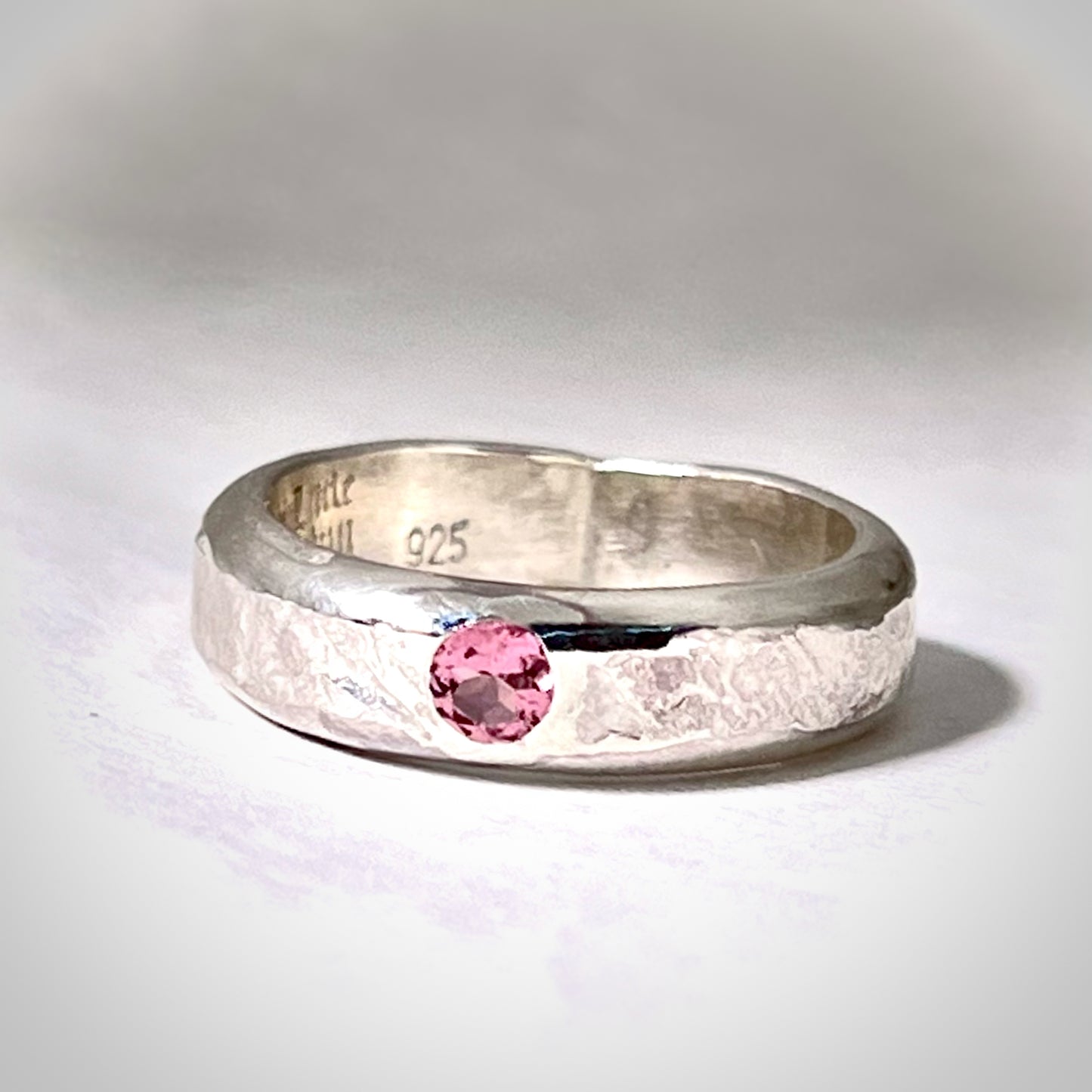 Phat Stacks Stacker Band Ring - Pink Tourmaline