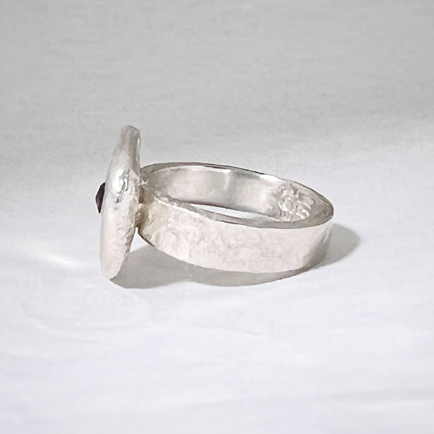 Sapphire Mixed Metal Ring