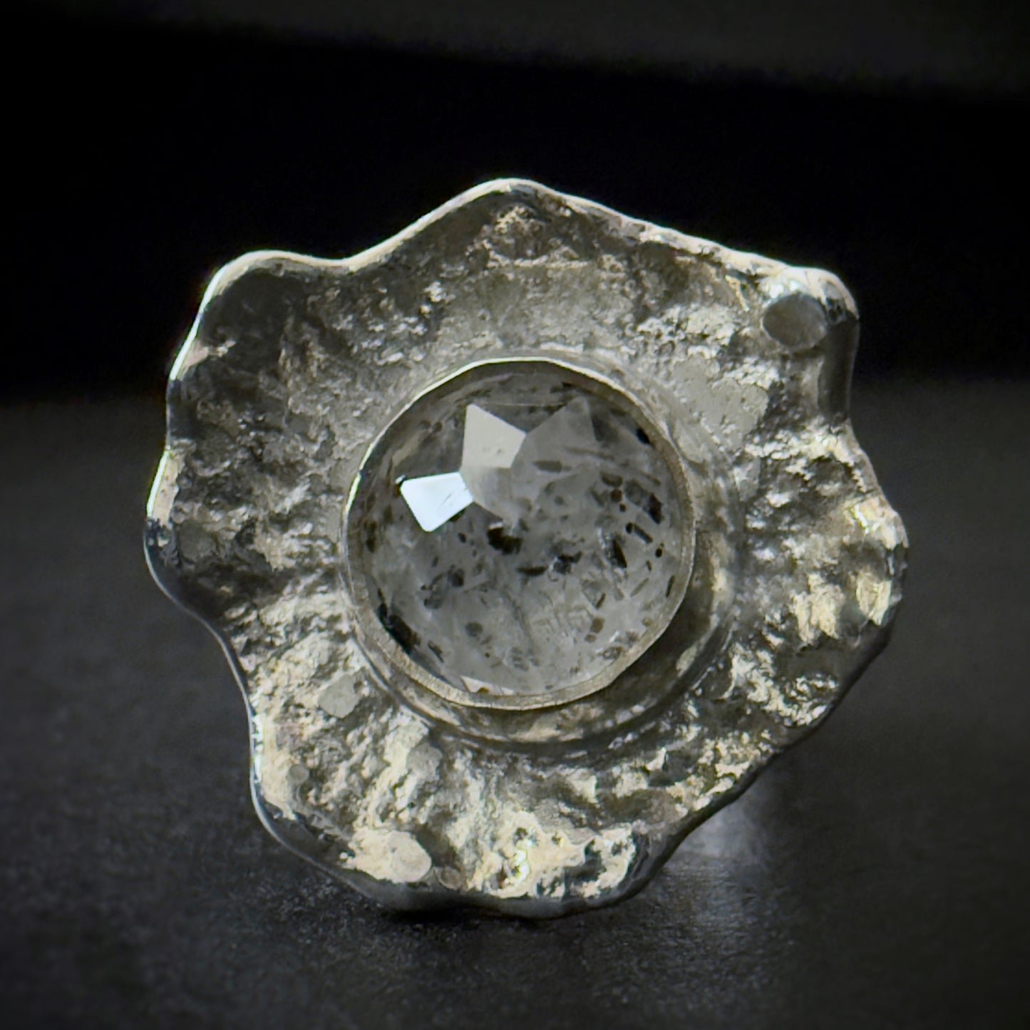 Speckled Agate Ring