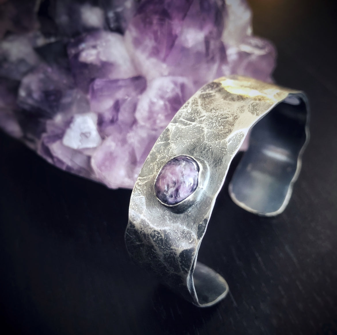 Charorite Cuff Bracelet