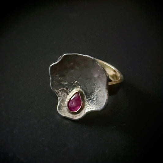 Ruby “Fire Within” Mixed Metal Ring