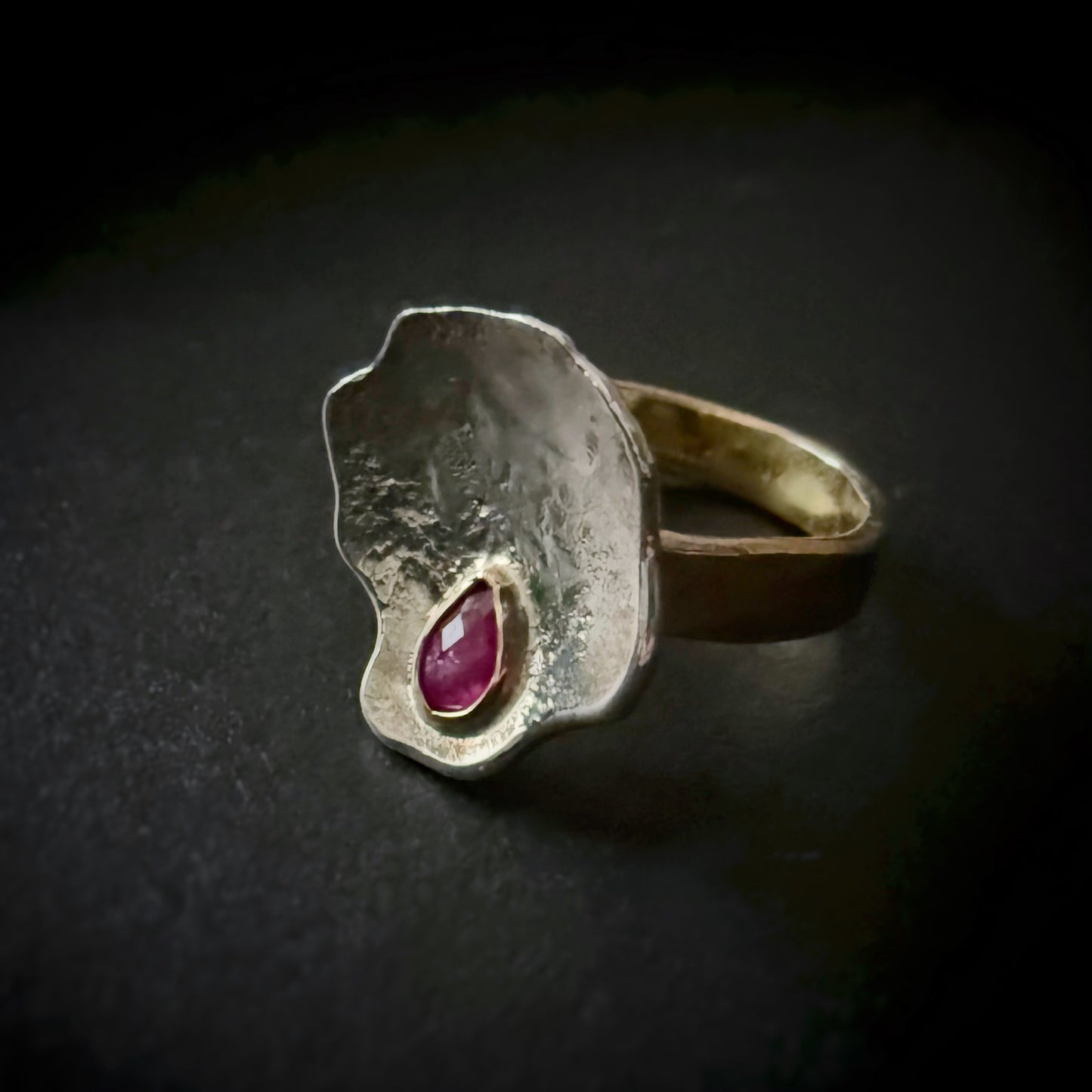 Ruby “Fire Within” Mixed Metal Ring