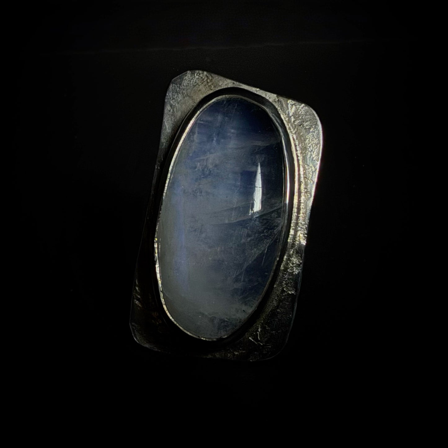 Labradorite + Denim (Yes!!) Ring