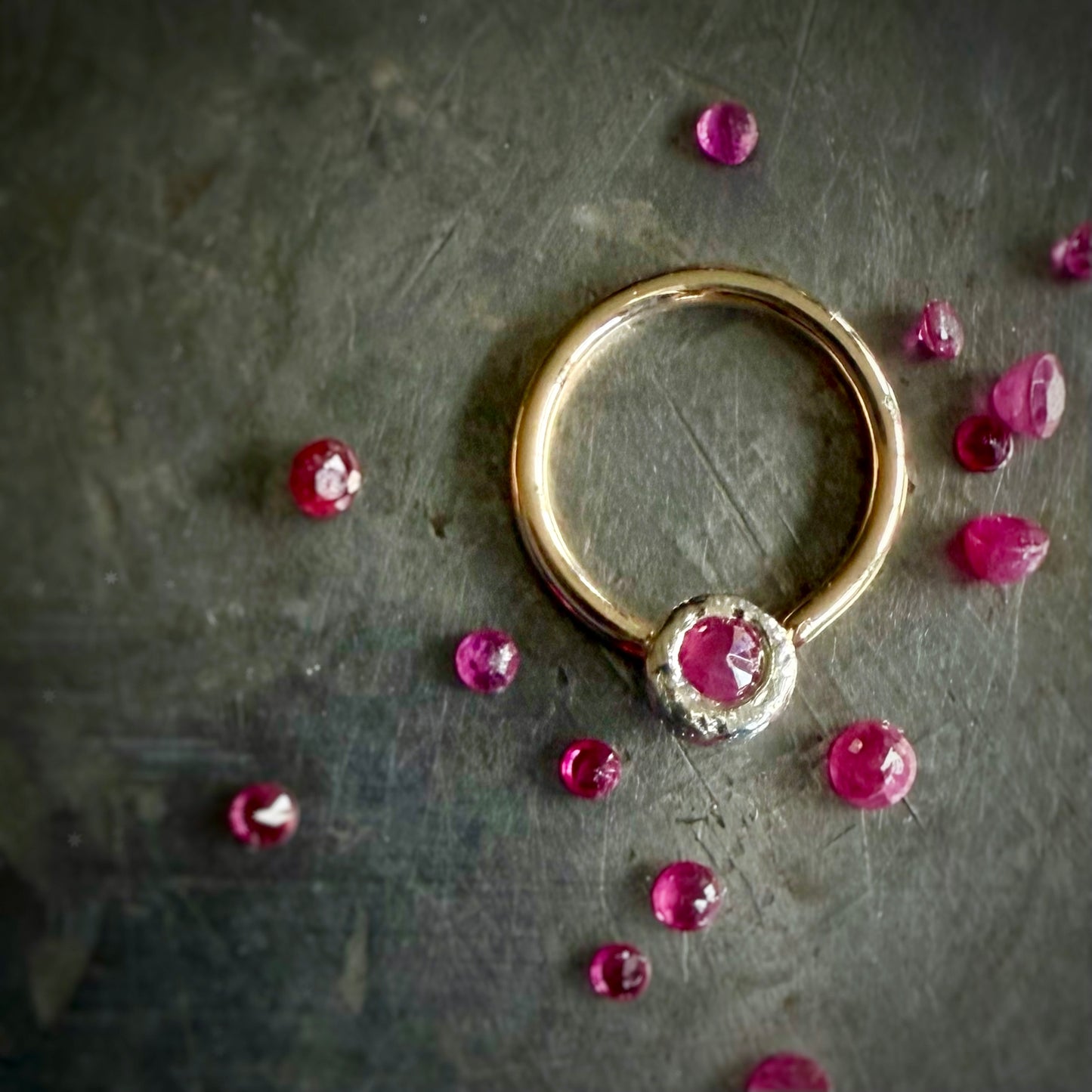Ruby Septum Ring (10mm/16g)