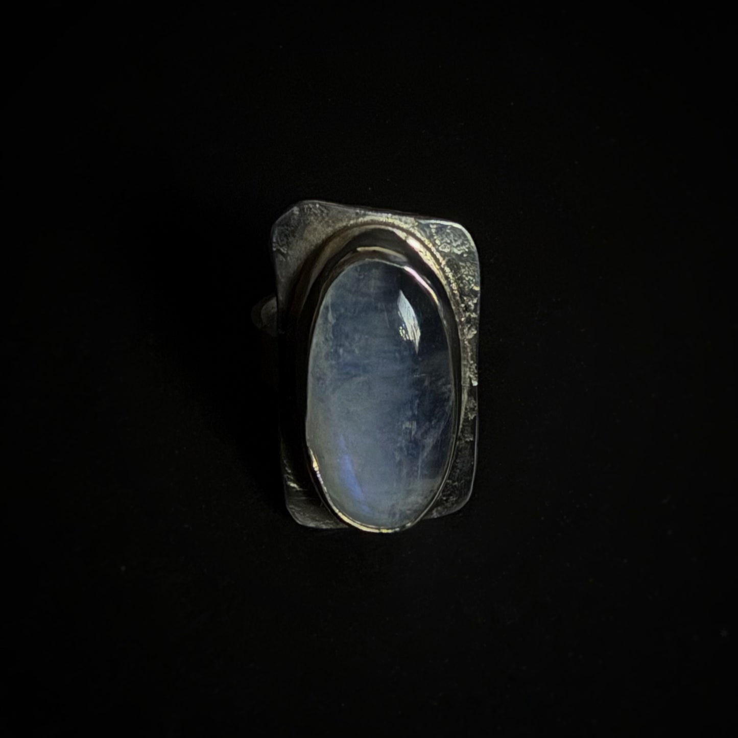 Labradorite + Denim (Yes!!) Ring