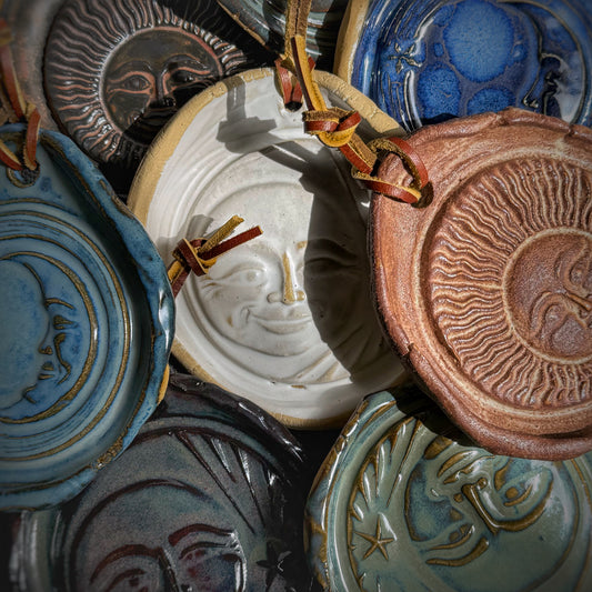 Ceramic Celestial Wall Hanging